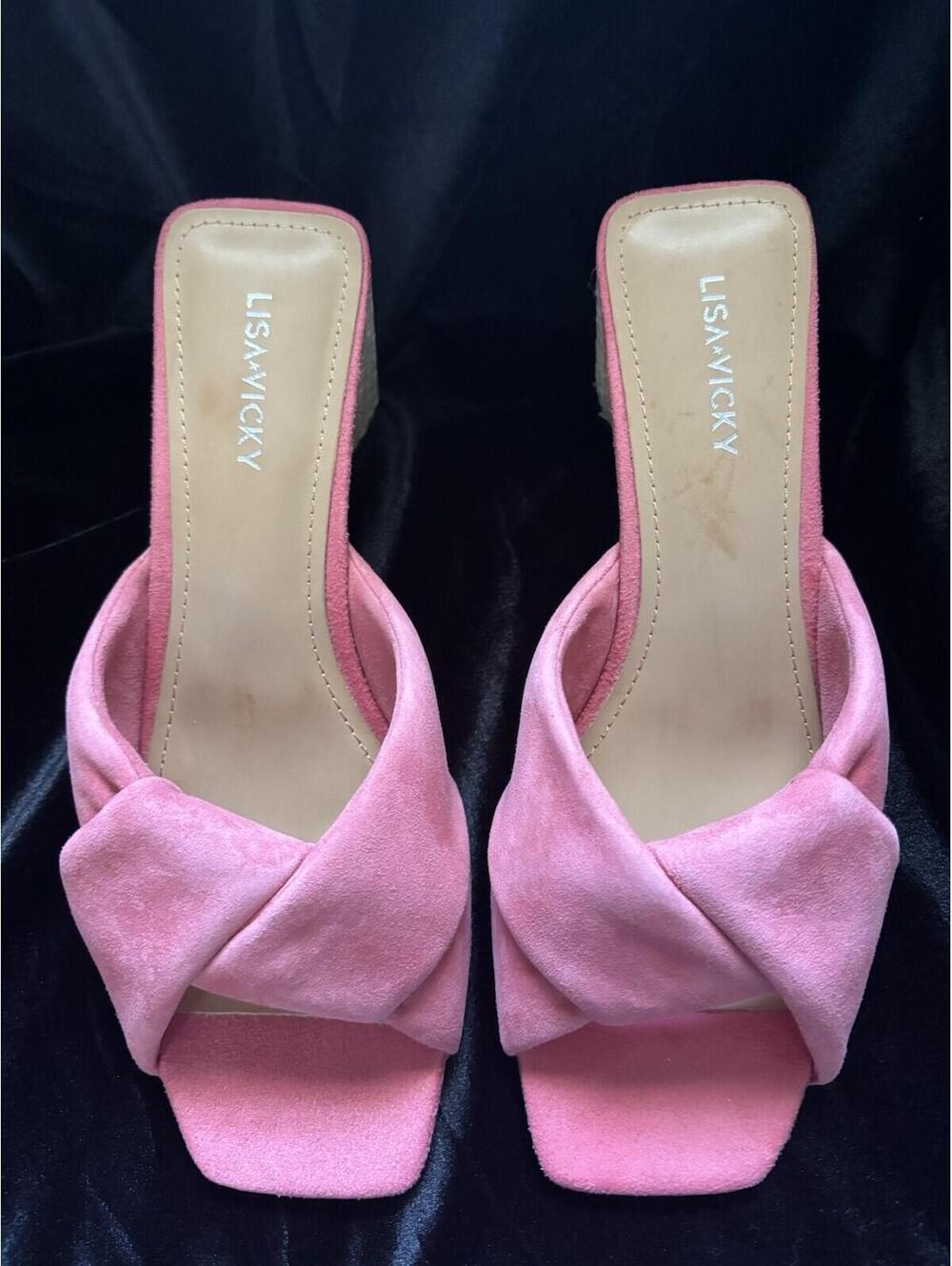 NWT Size 7.5 Lisa Vicky Pink Impress-V Sun-Kissed Kid Sue